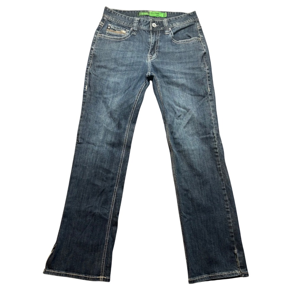 Rock & Roll Denim Jeans Mens 30x32 Blue Pistol Straight Regular Straight Leg